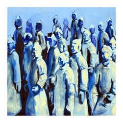 Terracotta Army Painting by Andie Estes - Paintings