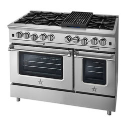 BlueStar Platinum Series: Interchangeable Griddle Charbroiler - Gas Ranges And Electric Ranges