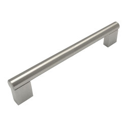 Cosmas - Cabinet Contemporary-Style Bar Pull, Satin Nickel, Set of 10 - Cabinet And Drawer Handle Pulls