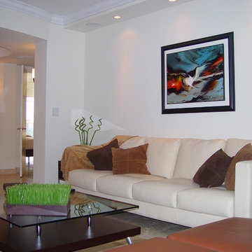 By J Design Group – Living room – Family room - Miami Interior Designers – Moder