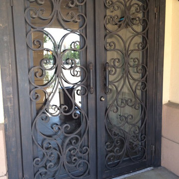 All Steel Hand Forged Entry Doors