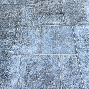 Heated Limestone Paver Patio