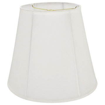 35002 Hexagon Bell Shape Spider Lamp Shade, Off White, 16" wide, 10"x16"x14"