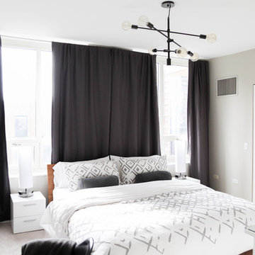 My Houzz: Monochromatic Style in a Chicago High-Rise Condo
