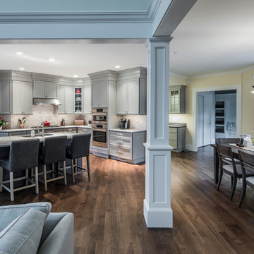 Gray and Graphite Custom Kitchen