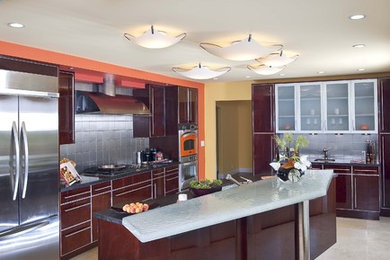 Inspiration for a modern kitchen remodel in Other