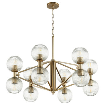 Helios Chandelier Large, Gold