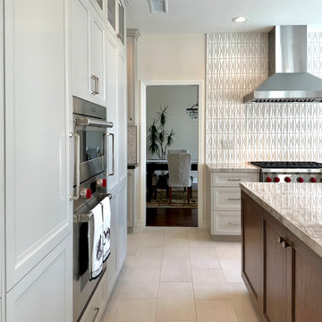 Serene Carmel Valley kitchen, designed for family living
