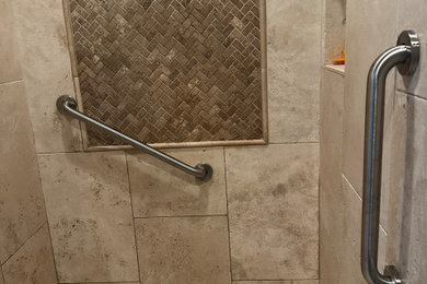 Inspiration for a contemporary bathroom remodel