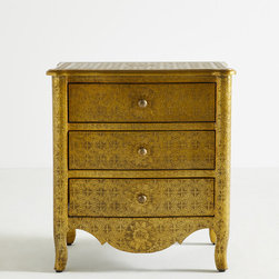 Hand-Embossed Nightstand - Nightstands And Bedside Tables