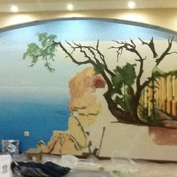 Mural. "Greek paysage" - Products