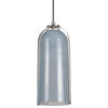 61043 Adjustable 1-Light Hanging Mini Pendant Ceiling Light, Satin Nickel