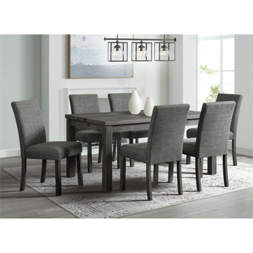 Picket House Furnishings Turner Side Chair Set in Gray