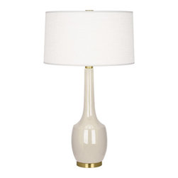 Robert Abbey Delilah Table Lamp, Bone Glazed - Table Lamps