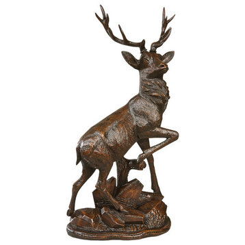 English Deer Sculpture, Facing Right