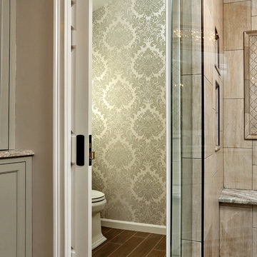 Fantasy Brown Quartzite Master Bathroom