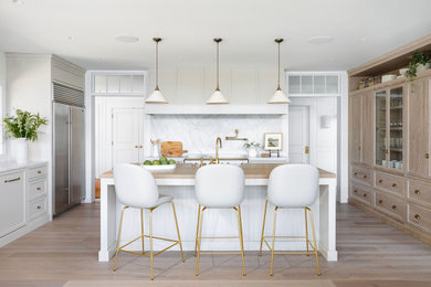 Beach style kitchen photo in Vancouver