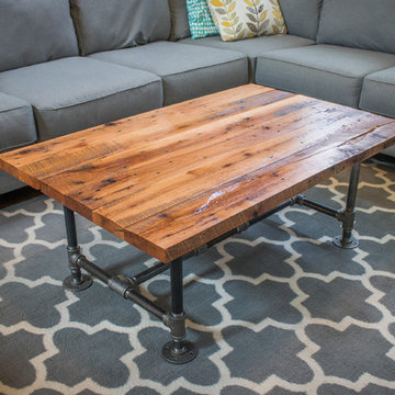 Industrial Coffee Table | Barn Wood Coffee Table