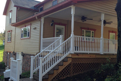 Example of a classic exterior home design in Other