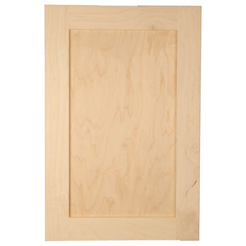Fruitville Shaker Style Frameless Recessed Wood Bathroom Medicine Cabinet, 14x18, Unfinished Wood