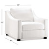 Garcelle 3 Piece Stain-Resistant Fabric Set, White