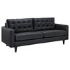 Reid Tufted Leather Sofa
