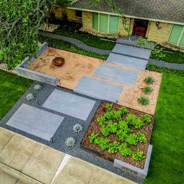 Mid-Century Modern Curb Appeal | Preston Hollow Architectural Pathways
