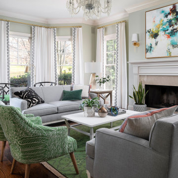 Green with Envy: A Living and Dining Room Refresh