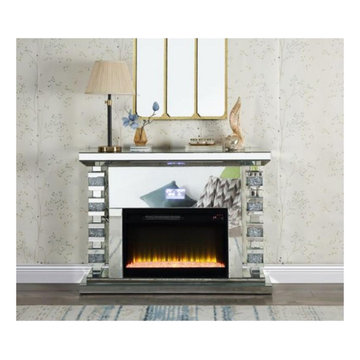 Ac00509 Acme Furniture Noralie Fireplace With Firecore With Bluetooth
