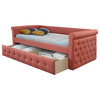 Polyester Daybed in Pink