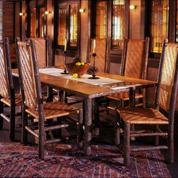 Old Hickory - High Back Chairs and Table - Dining Sets