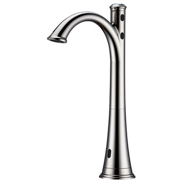 Cinaton iSense Completely Touch Free Swivel Faucet, Brushed Nickel-Pvd
