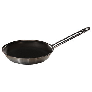 Hascevher 18/10 Stainless Steel 8" Deep Frying Stir Fry Pan Open Skillet -  Contemporary - Frying Pans And Skillets - by YBM HOME INC. | Houzz