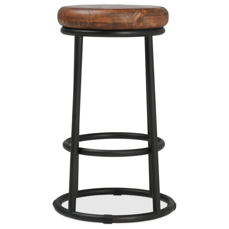 Home Kendall Counter Stool, Gray by Kosas Home, 24"