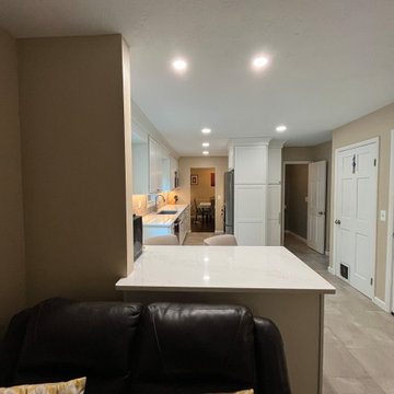We left this kitchen unrecognizable!!
