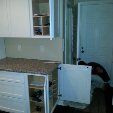 Stacy M Custom Kitchen Flooring + Bump out