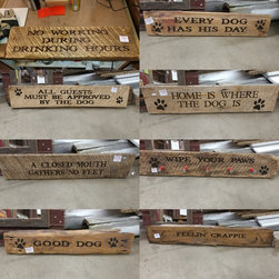Barn wood signs - Novelty Signs