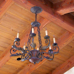 Hand Made Iron Chandelier - Chandeliers