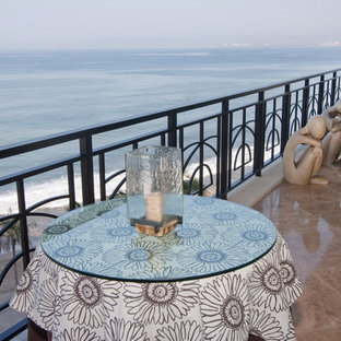 Contemporary Terrace with Ocean View