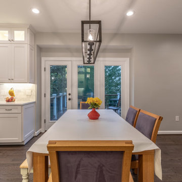 Elegant, Bright and Spacious White Kitchen in Fairfax VA