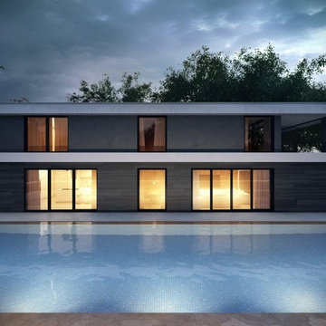House with Pool. Exterior