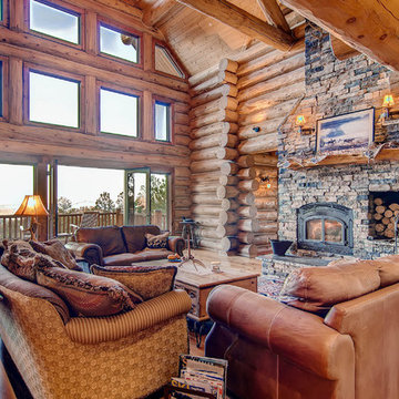 Handcrafted Custom Log Home - Pine, CO