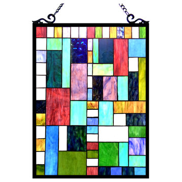 Picasso, Tiffany-Glass Rectangle Window Panel 18X24
