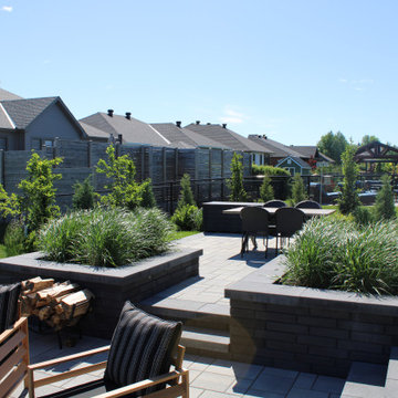 Unique Backyard Paver Project