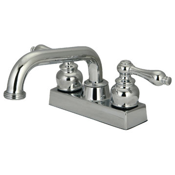 Kingston Brass KB2471AL 4�in.�Centerset�2-Handle�Laundry Faucet, Polished Chrome