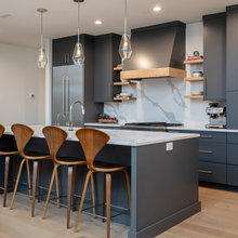 Flat front cabinets