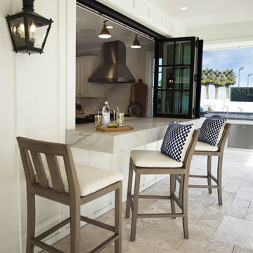 Pool House - Kitchen Window www.hryanstudio.com