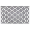 My Magic Carpet Moroccan Trellis Gray Rug, 3'x5'