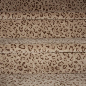 Animal Print Stair Carpet