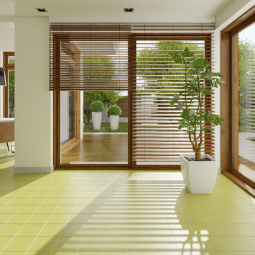 ColorBlock 8 Porcelain Tile in Pistachio